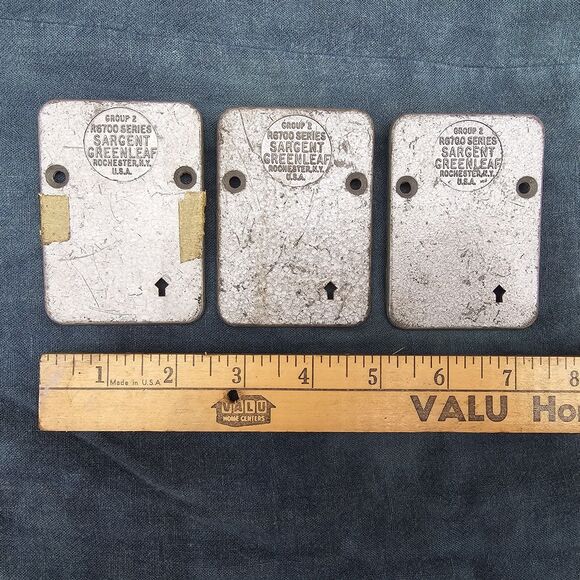 Sargent & Greenleaf Group 2 - R6700 Lock Backplates S&G Manipulation Proof - Picture 3 of 7